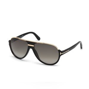 Tom Ford Dimitry TF 334 Black/Gold Aviator Sunglasses